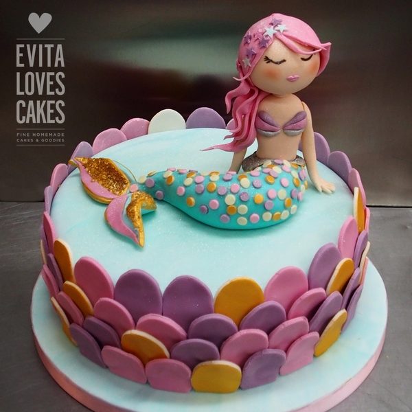 Mermaid_Birthday_Cake_EvitaLovesCakes