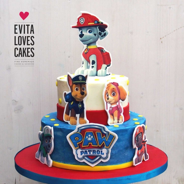 Paw Patrol_Birthday_Cake_EvitaLovesCakes